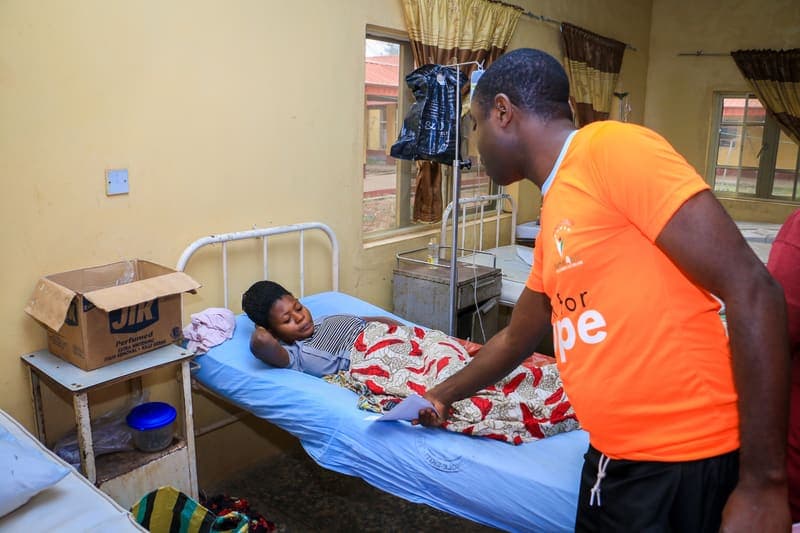 Visits to hospitals to offset bills and offer hope, Hope for All, 2016.