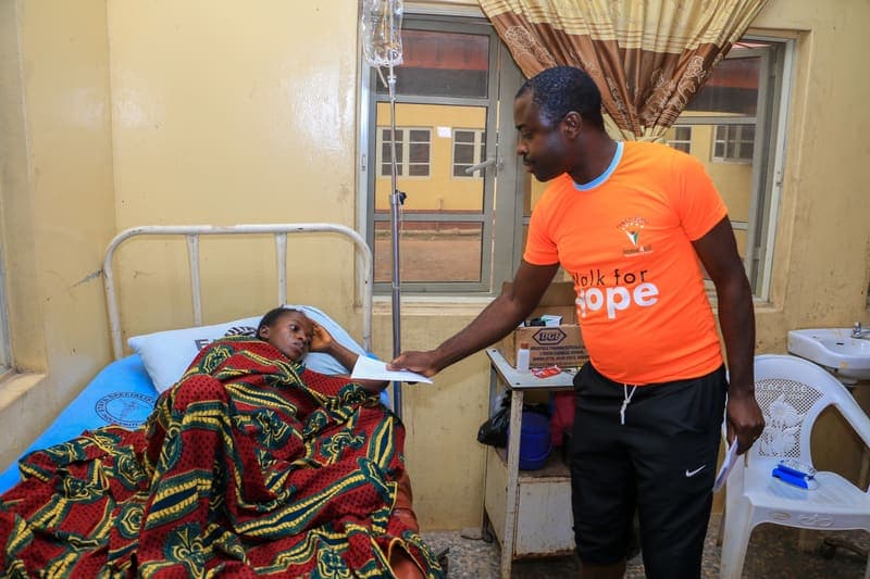 Visits to hospitals to offset bills and offer hope, Hope for All, 2016.