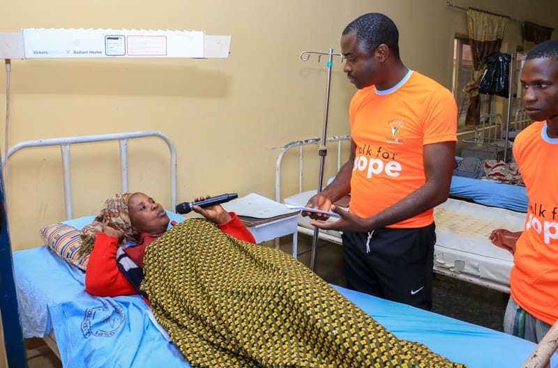 Visits to hospitals to offset bills and offer hope, Hope for All, 2016.