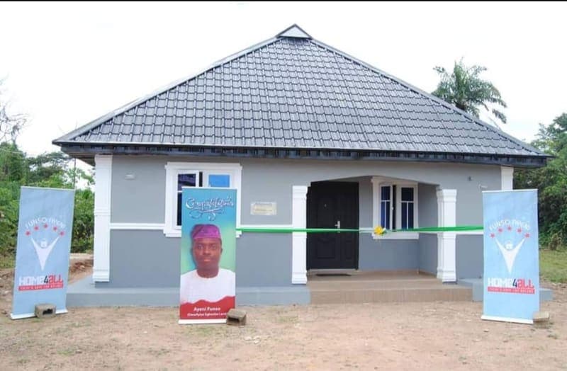 Residence built for Ikole Police Station, located after the Area Command, 2016.